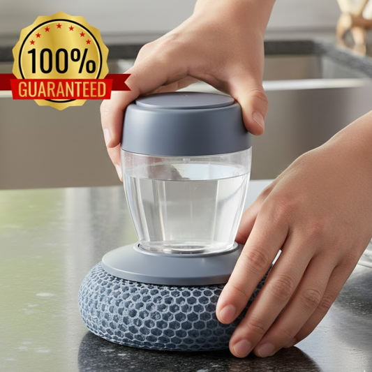 Gorgeousbb All-in-One Comfort Hold Dish Scrub with Soap Control Set
