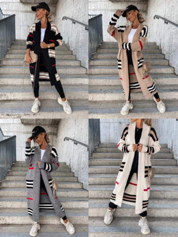 Casual Long Sleeve Cardigan