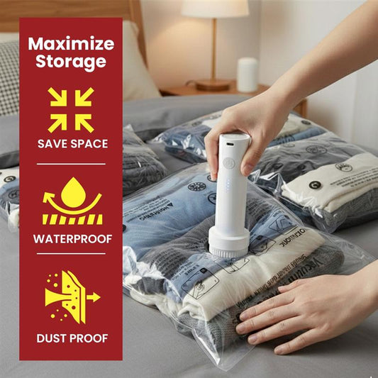 Gorgeousbb Cordless Vacuum Storage Compression Bag Set