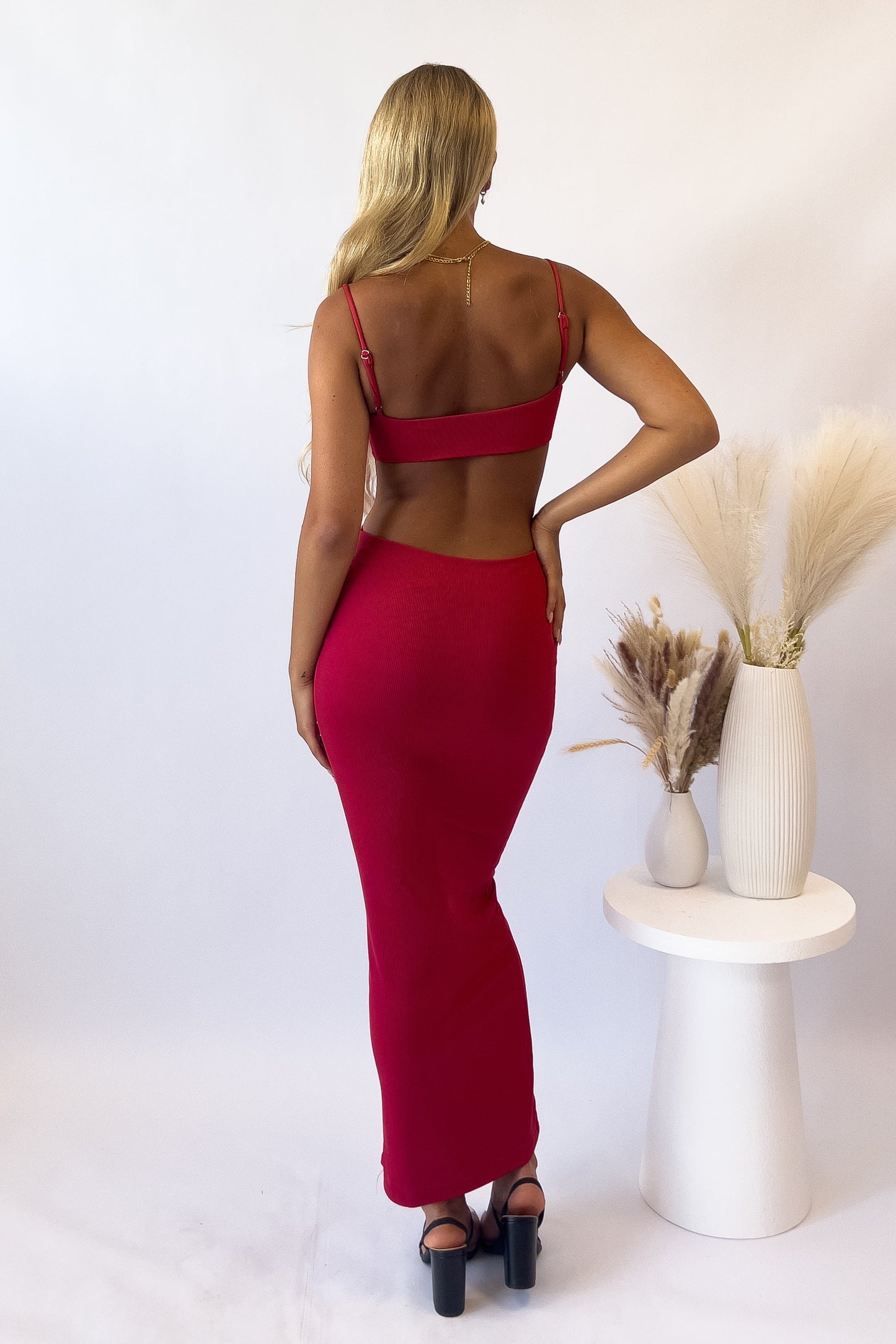 Annie Maxi Dress - Red