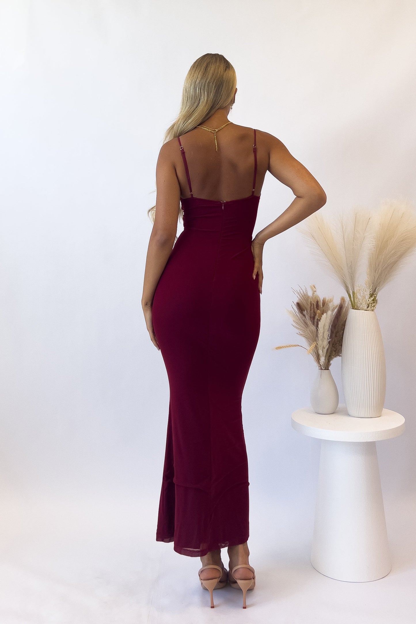 Serendipity Maxi Dress - Wine