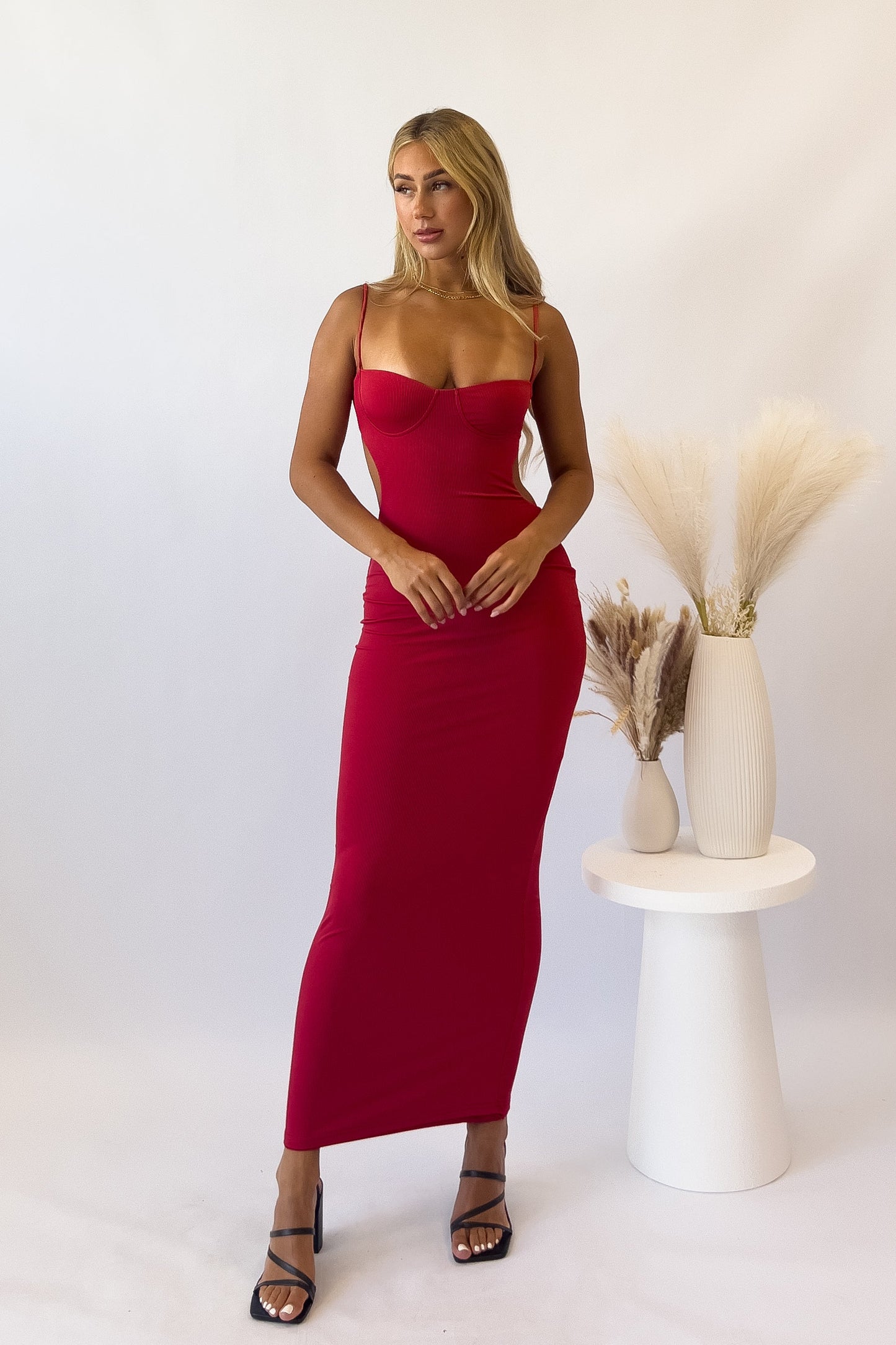 Annie Maxi Dress - Red