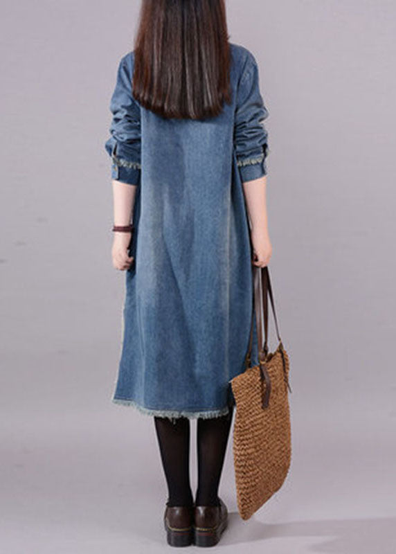 Denim Long sleeve Dress