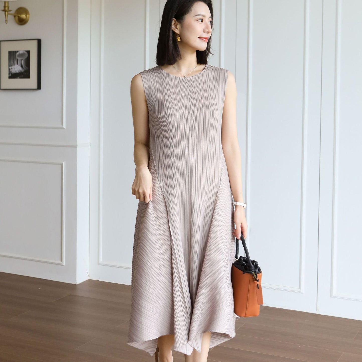 Pleated Casual Loose Dress