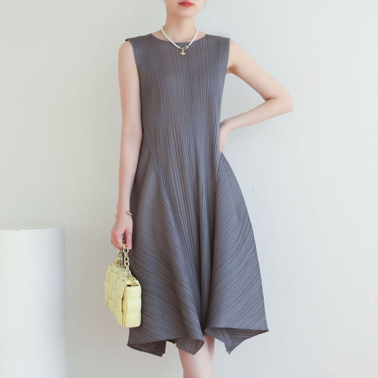 Pleated Casual Loose Dress