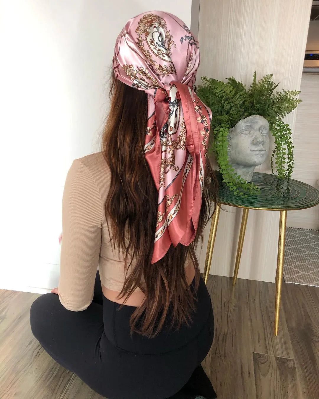 Bufanda silk headwraps Vintage