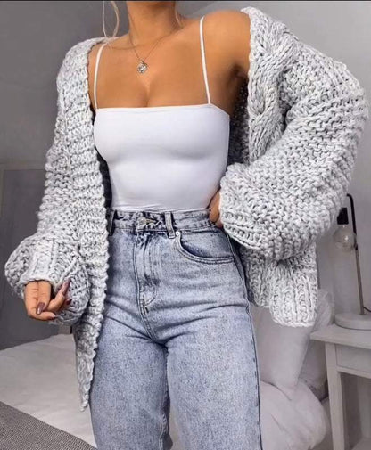 cardigan knit   loose sweater