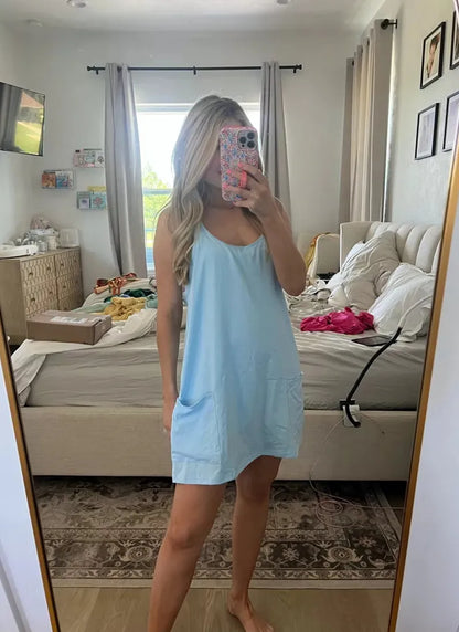 Summer Wide Mini Dress