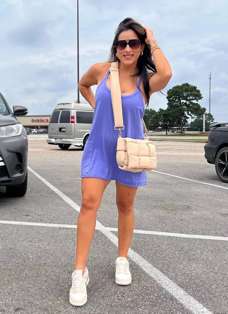 Summer Wide Mini Dress