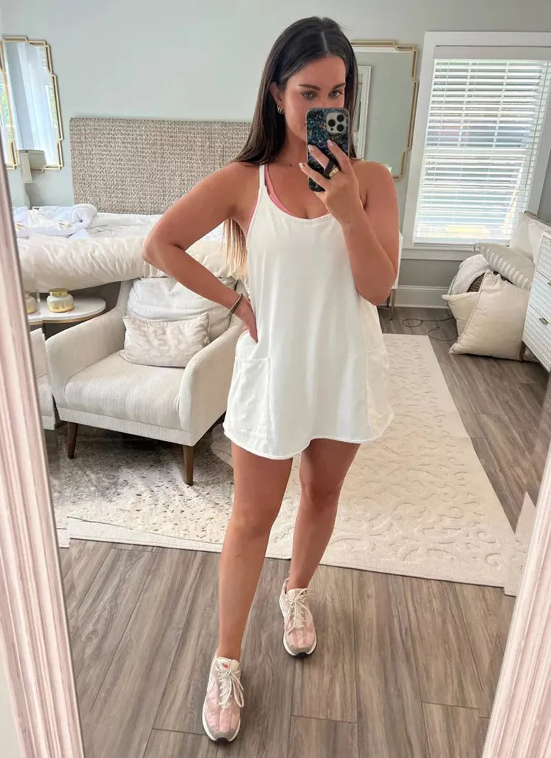 Summer Wide Mini Dress